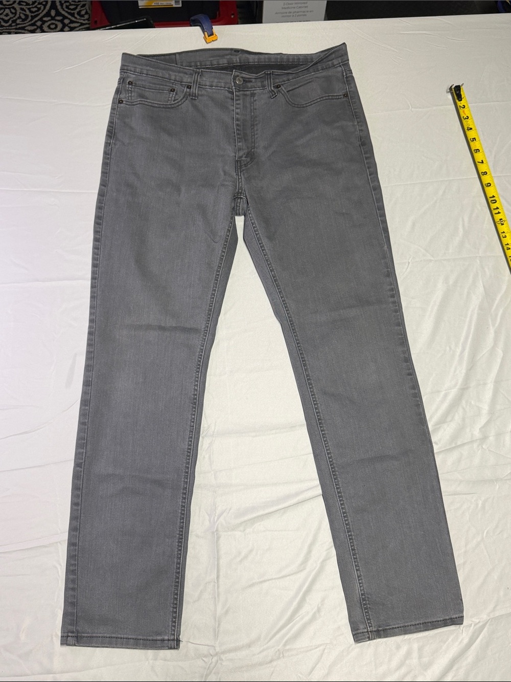 Men's Gray Levis 541 Jeans - 36x36